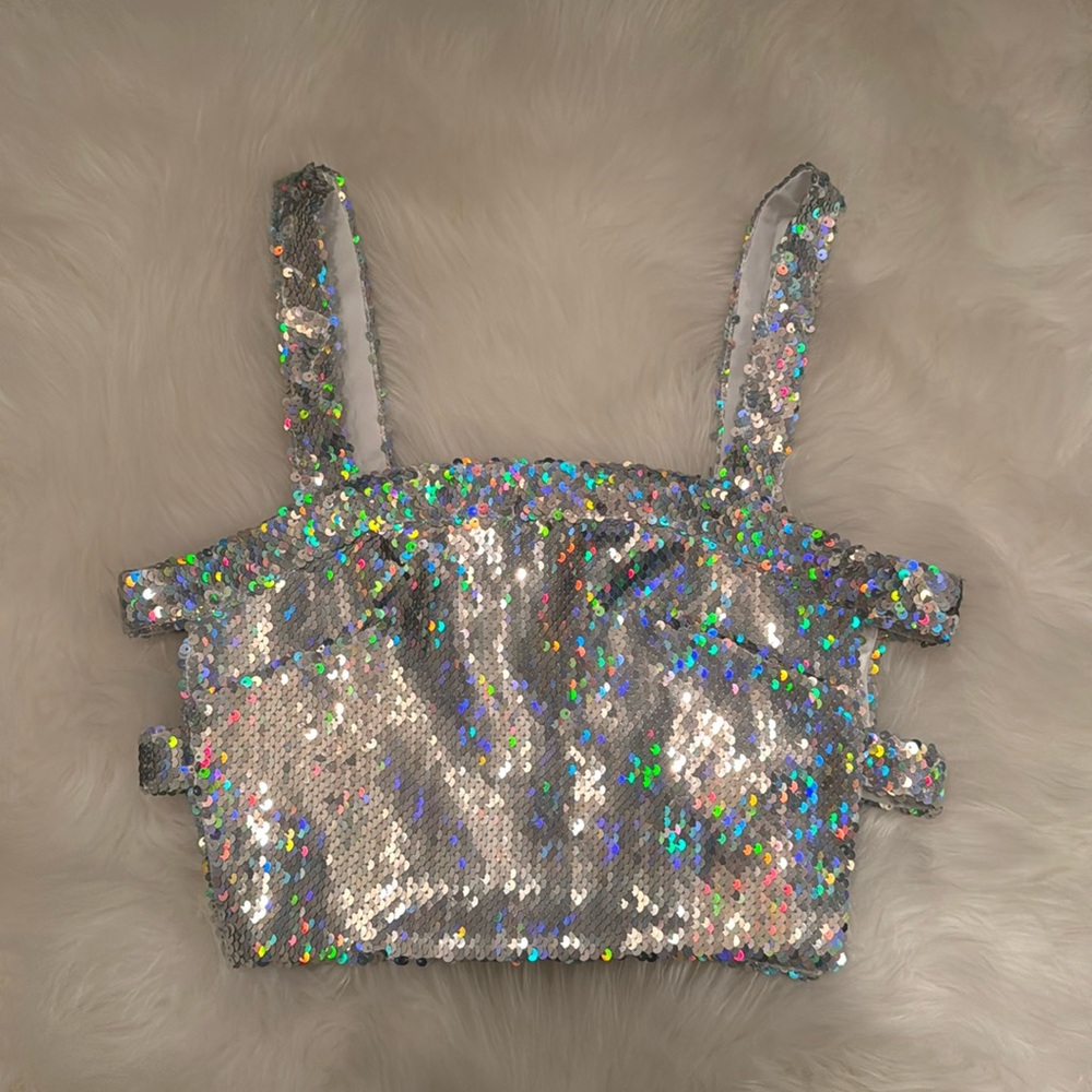 Superdown Sequin Top